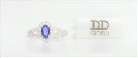 Anello Davite & Delucchi Donna in Oro bianco Zaffiro 0.6 Ct 54025068DD-15 - 54025068DD-15